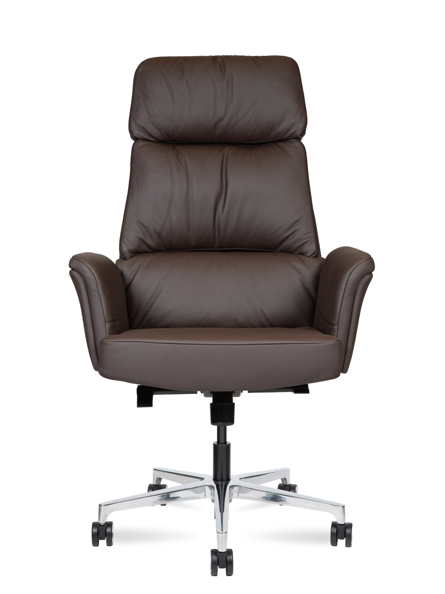 Изображение кресло norden bonno коричневая кожа